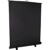StudioKing Roll-Up Achtergrondscherm FB-150200FB 150x200 cm Zwart