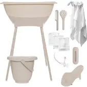 Luma Bad & Verzorgingsset Almond/Almond met Hydrofiele Starterset Ecru