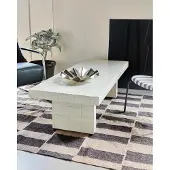 House Doctor Brick Salontafel 60x150 Cm Zand - Salontafels Ijzer Sand - 900000108