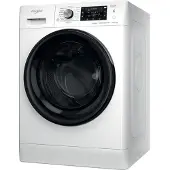 Whirlpool FFWDD1076258B - Was-droogcombinatie - Voorbelading - Vrijstaand - Wit - Links - Zwart - Knoppen - Draaiknop