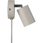 Nordlux Zand Bruine Wandlamp Explore Met Snoer