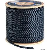 Osculati Polyester 3 Strand Rope 100 M 20 Mm Blauw