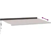 vidaXL Luifel automatisch uittrekbaar 500x300 cm bruin