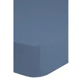 Good Morning Hoeslaken Jersey Katoen Stretch 30cm Hoge Hoek - blue 140x200cm