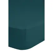 Good Morning hoeslaken jersey petrol - 100% katoen - 90/100 x 200 cm