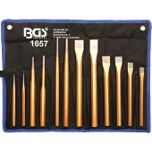 Schwan Pin punch / beitel / center punch set 12 st.