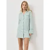 Aruelle Moss Dames Nachthemd Green Beige Groen XL