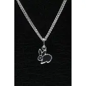 MOOYE ® - Collectie Zilveren Konijntje ketting hanger
