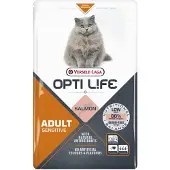 Opti Life Cat Adult Sensitive Salmon 1 kg voor gevoelige volwassen katten