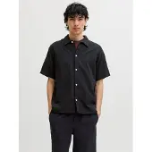 Jack & jones Overhemd 'JORMONTAUK' zwart