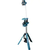Makita NLADML814 14.4V - 18V Li-Ion accu bouwlamp op statief - 3 spots - 100-220cm - 3000 lumen