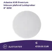 Adastra KV8 Premium inbouw plafond Luidspreker 8 80W