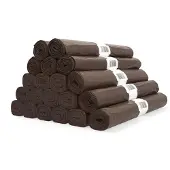 123schoon Aanbieding: 25x Vuilniszakken 77 liter | 20 stuks | HDPE | Bruin |