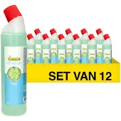 123schoon Aanbieding: Huismerk Toiletreiniger Limoen (12 stuks - 750ml)