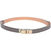 Isabella Rhea Grijs Rundleer Riem
