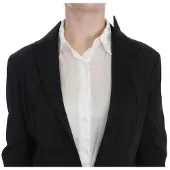 Exte Op maat gemaakte Blazer Met Lange Mouwen en Achterriem