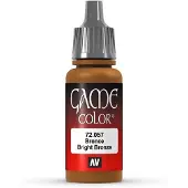 Vallejo Hobbyverf Acrylverf - 72057 Game Color - Bright Bronze - Acryl - Verf flesje - 18 ml