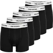 Only & Sons Boxershorts 'Fitz' zwart / wit
