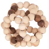 Goki Baby Bijtring: BAL diam.8cm, met elastiek, natuurhout, in vensterdoos