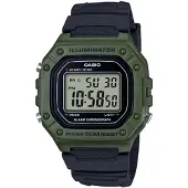 Casio Digitaal horloge olijfgroen / zwart