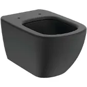 Ideal standard Tesi - Hangend toilet, Aquablade, zwart T0079V3