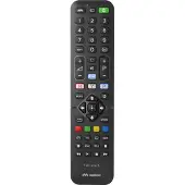 Meliconi 808043, TV, infrarood, draadloos, knoppen, zwart