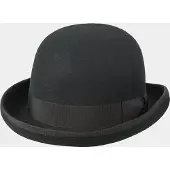 Hatland Derby Bowler - Vilten bolhoed - Zwart - Assorti - XL