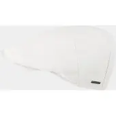 Hatland Davis Piqué - Katoenen flatcap - Wit - Assorti - M
