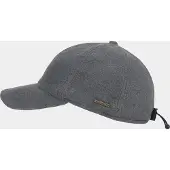 Hatland Lenox - Wollen baseball cap met oorflap - Licht grijs - Assorti - S/M