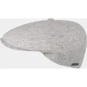Hatland Chuck - Stijlvolle flat cap - Grijs - Assorti - M
