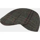 Hatland Cedric - Wollen flatcap - Groen - Assorti - S