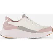 SKECHERS Sneakers laag grijs / rosa / wit