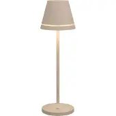 Leonardo | Tafellamp VENEZIA | Zand | Oplaadbare | Indoor | Outdoor