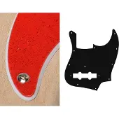 Boston JB-210-SRD pickguard, Jocker bass, standard, 2 ply, sparkling red