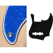 Boston JB-310-PBU pickguard, Jocker bass, standard, 3 ply, pearl blue