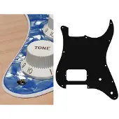 Boston ST-244-POB pickguard, Stallion, H, 2 pot holes, 2 ply, pearl ocean blue