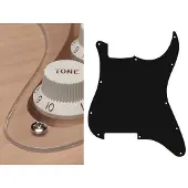 Boston ST-100-TR pickguard, Stallion, no holes (only screw holes), 1 ply, p.c.transparent