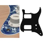 Boston ST-331-PV pickguard, Stallion, HH, 2 pot holes, toggle switch, 3 ply, pearl violet