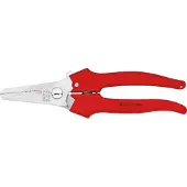 Knipex universeeltang, lengte 190 mm, gepolijst, met kunststof coating en openingsveer - 95 05 190