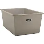 Cemo Rechthoekige container Standaard, GFK, 2200 l, grijs