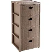 Stefanplast Elegance commode 4 laden, taupe