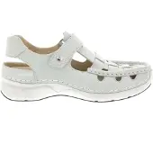 Wolky Instapper Women Rolling Sun Fantastic Leather Offwhite-Schoenmaat 39