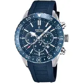 Festina Chronograaf Keramiek collectie Armbandhorloge, quartz, heren, keramische lunette, saffierglas, stopwatchfunctie