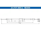 Ate 24.3727-3800.2 Handremkabel