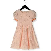 Nono midi jurk lichtroze Meisjes Polyester Ronde hals Meerkleurig - maat 116