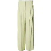 Selected Bandplooibroek 'SLFEllie' pastelgroen