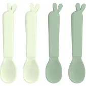 Done by Deer Besteck - Thermoplast - 4 Teile - Löffel - Lalee Gr - - One Size - Kinderbesteck