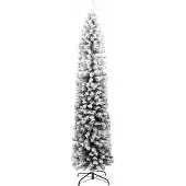 vidaXL Kunstkerstboom Groen 240 cm PVC en Staal en Kunststof