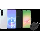 Samsung Galaxy A57 256GB Lichtblauw 5G + Basis Accessoirepakket
