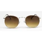 Melleson Optics Melleson Zonnebril Rond Zilver